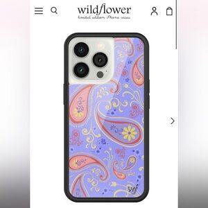 Wildflower Sweet Pea Paisley IPhone 13 Pro Case